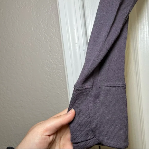 Athleta Deep Purple Open Cardigan women’s l cozy lounge everyday career office - Picture 2 of 9